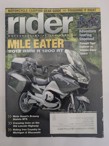 Rider magazine september - rider, 2012